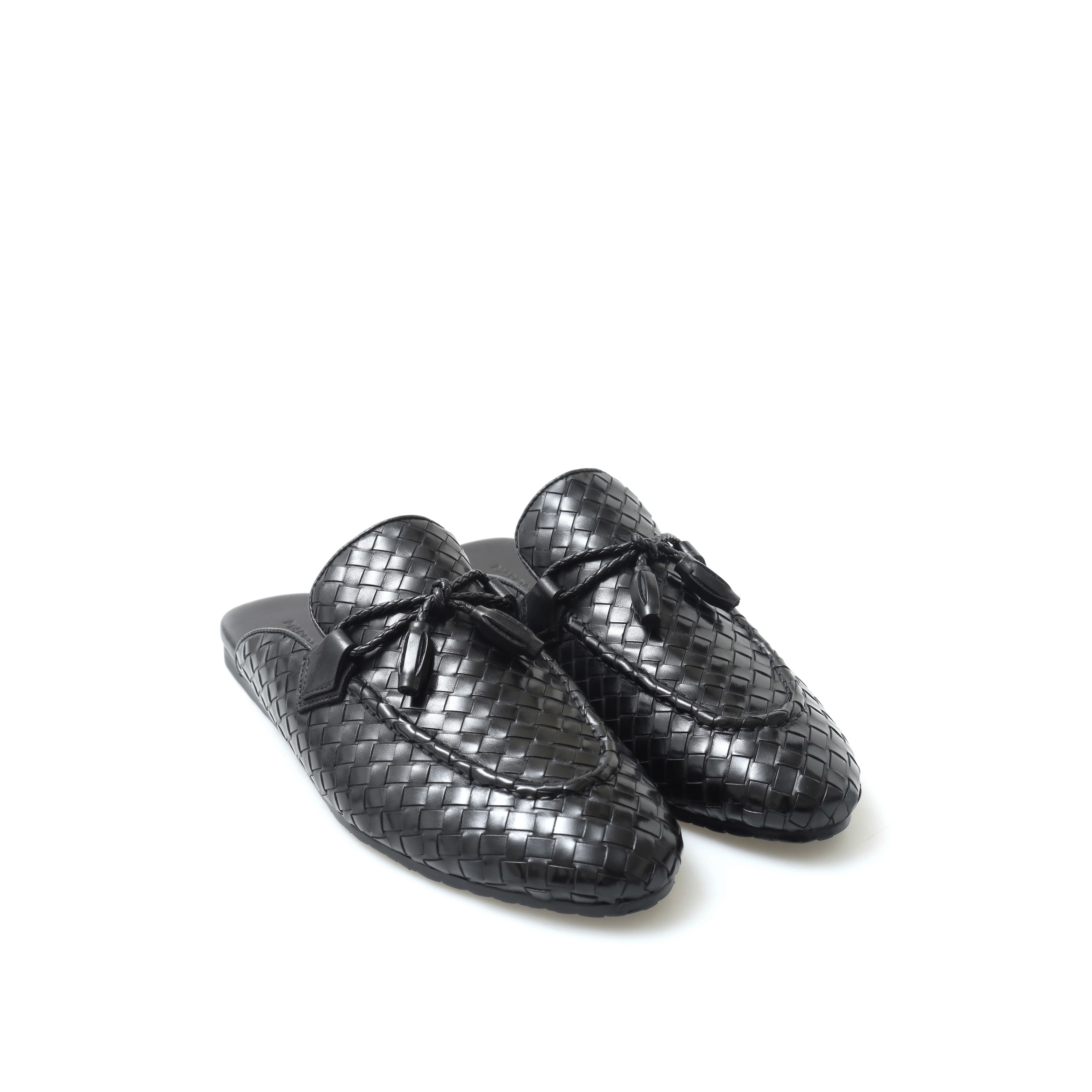 Amico Tassel Mules Black - Image 2