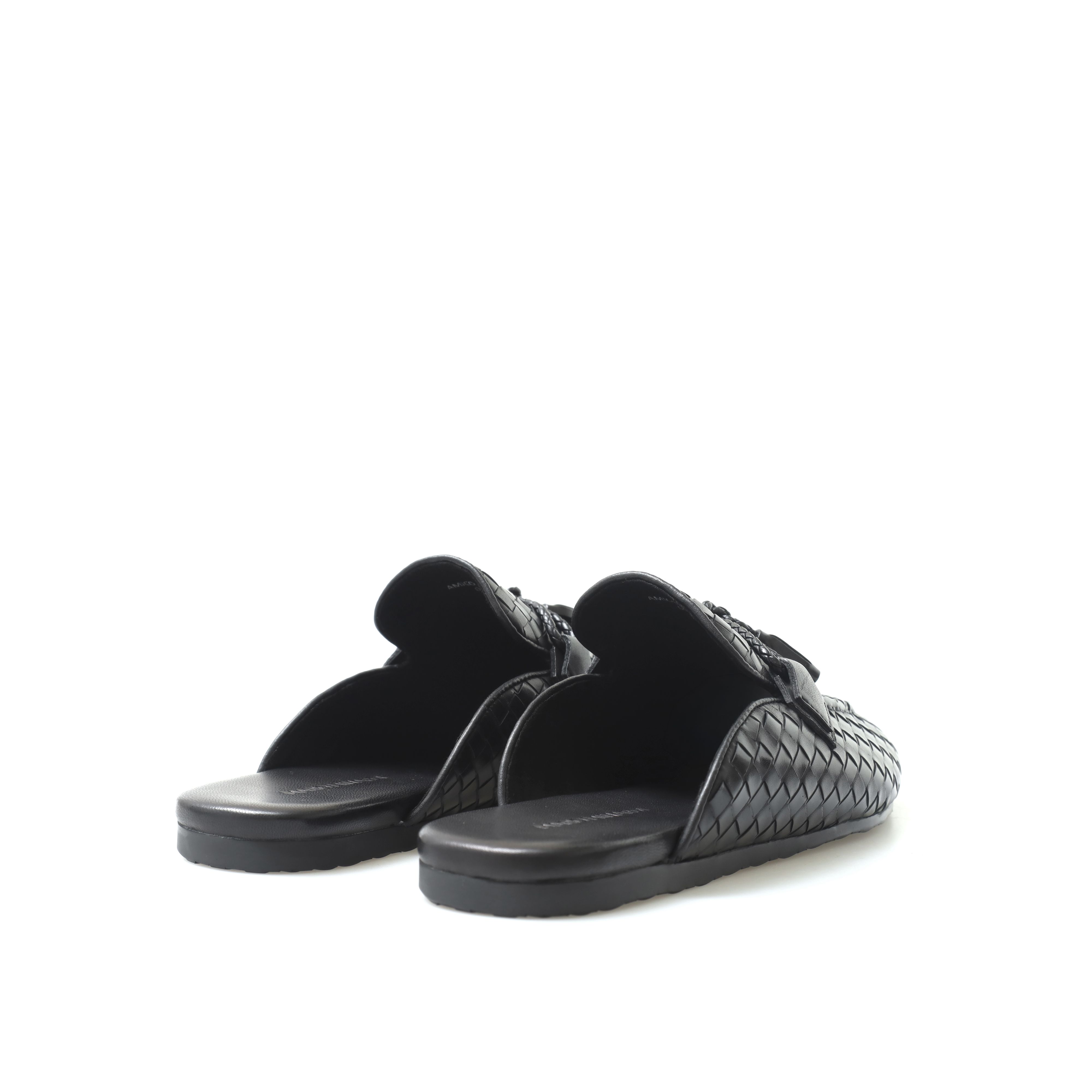 Amico Tassel Mules Black - Image 3