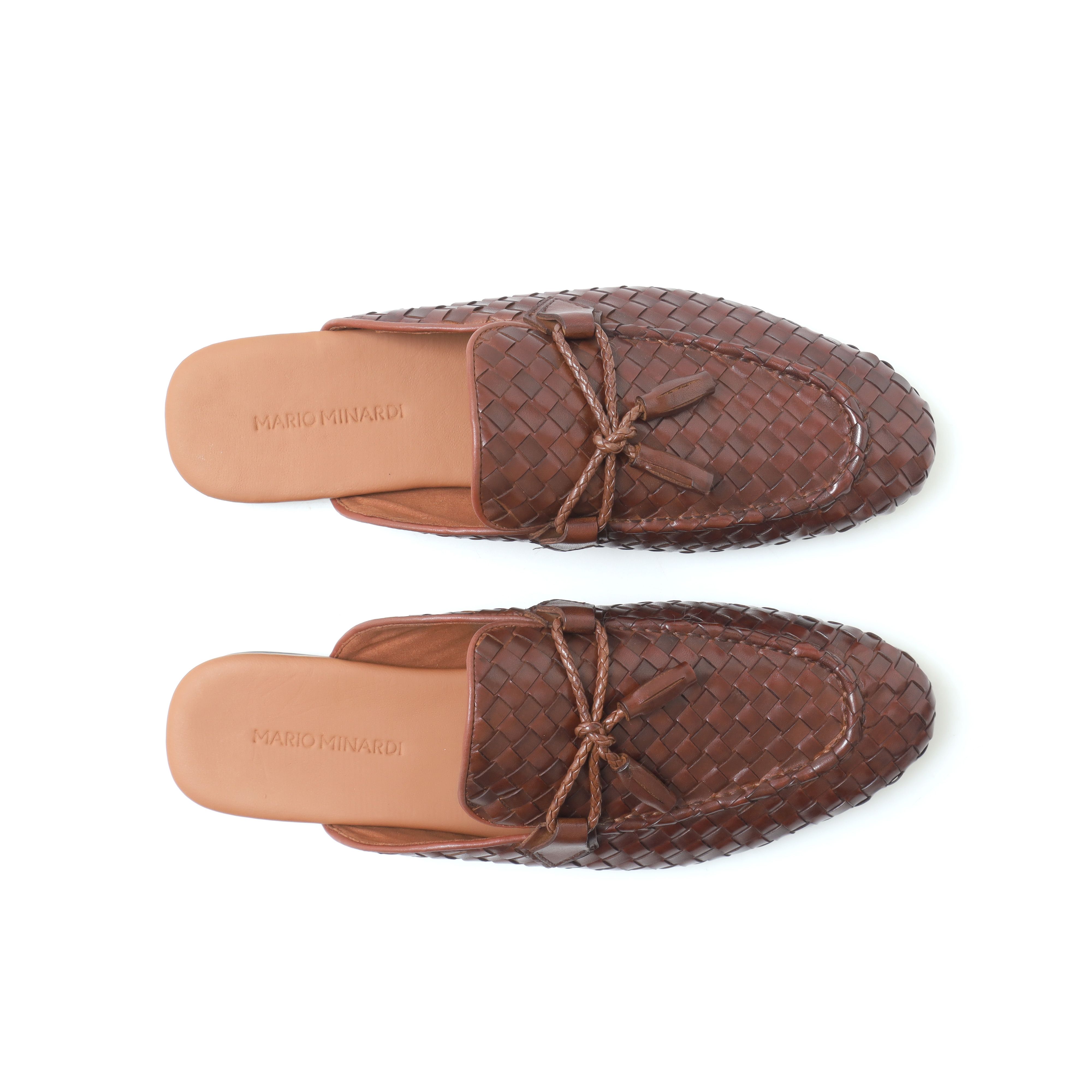 Amico Tassel Mules Brown - Image 4