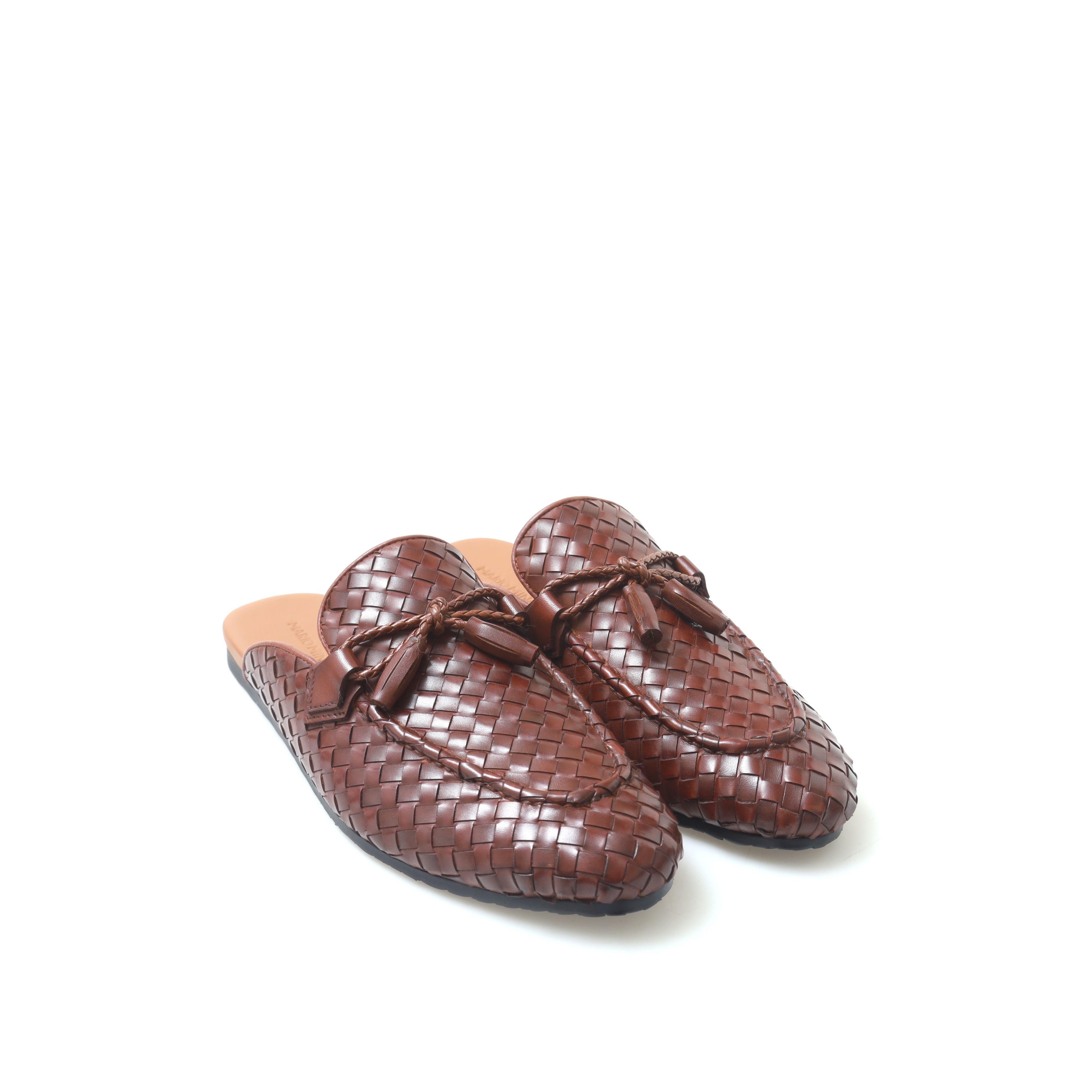 Amico Tassel Mules Brown - Image 2
