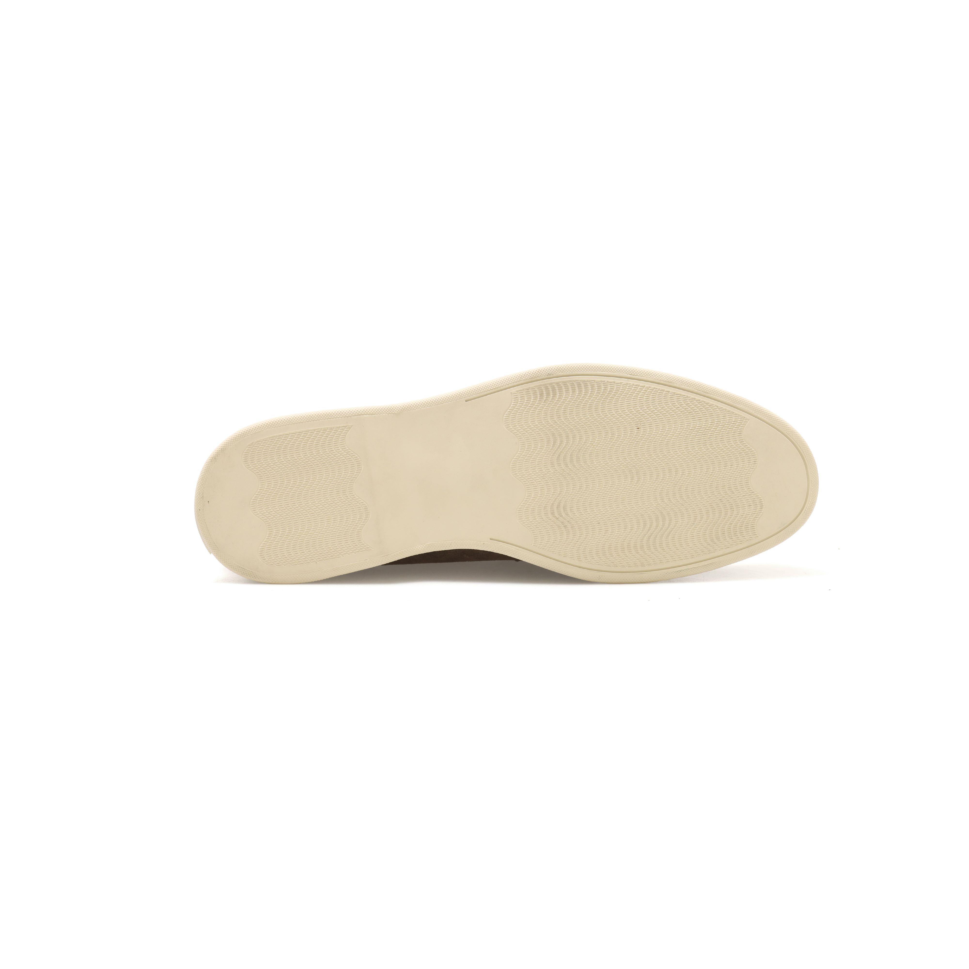 Dusk Suede Tassel Loafers Taupe - Image 4